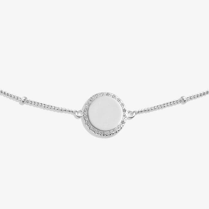 Sterling Silver 18th Birthday Disc Pave 16cm + 3cm Bracelet JJS0009Joma JewelleryJJS0009