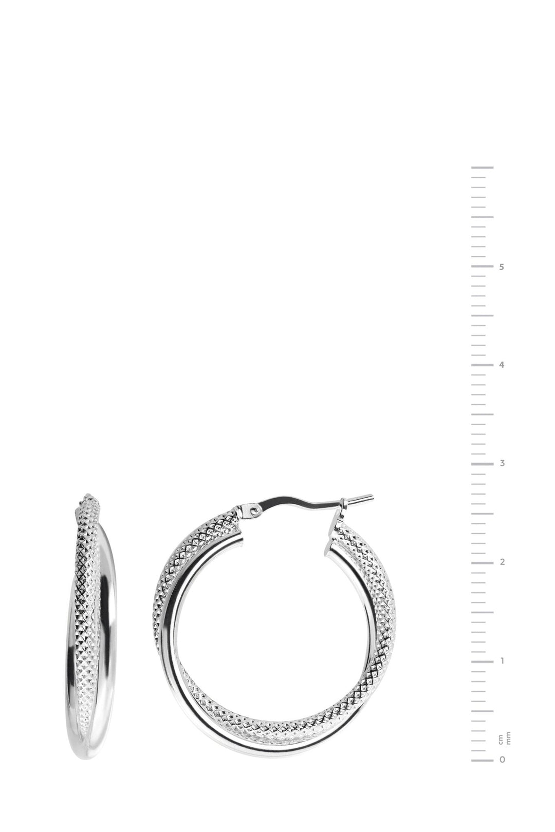 Sterling Silver 20mm Hoop EarringsThe Fine CollectiveBA0035175