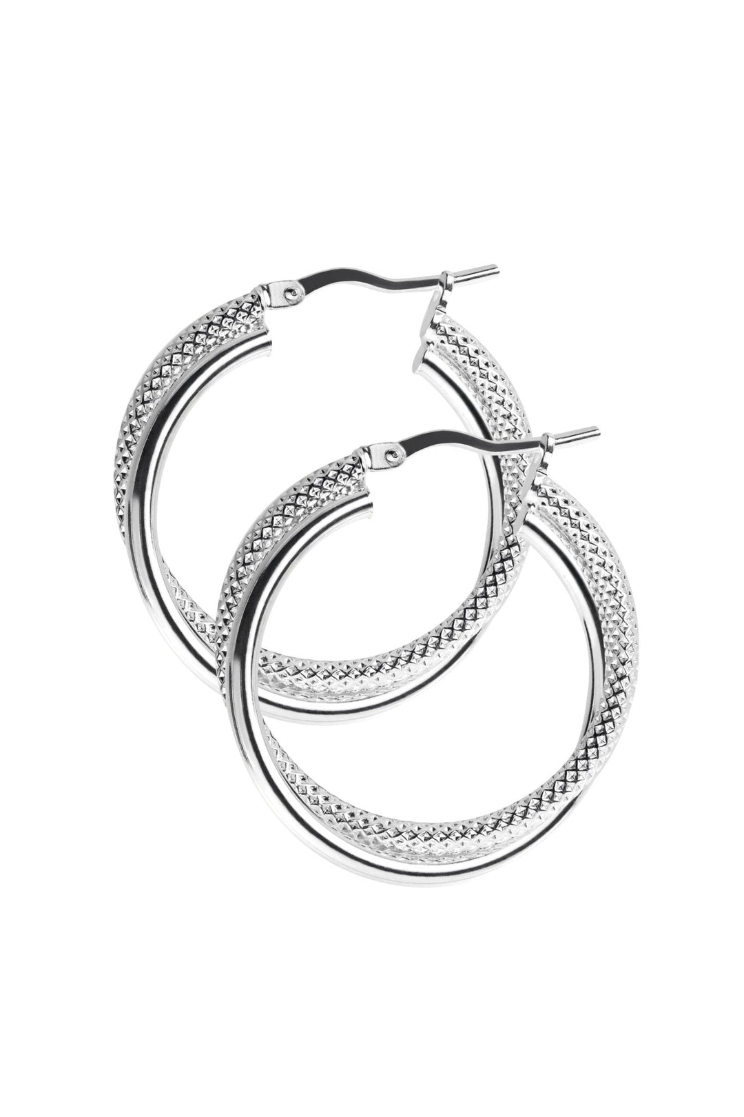 Sterling Silver 20mm Hoop EarringsThe Fine CollectiveBA0035175