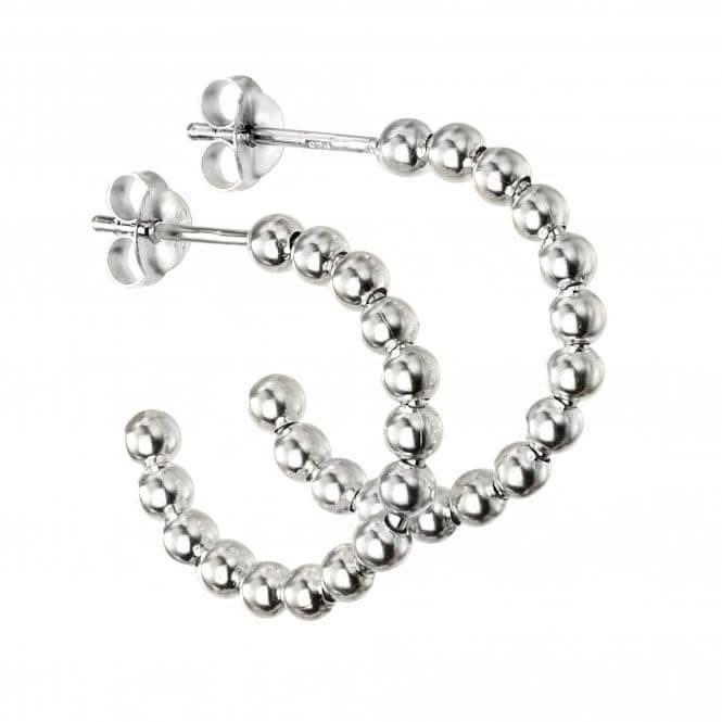 Sterling Silver 3/4 Ball Hoop Earrings E5856BeginningsE5856