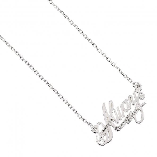 Sterling Silver Always Necklace with Crystal ElementsHarry PotterHPAN015