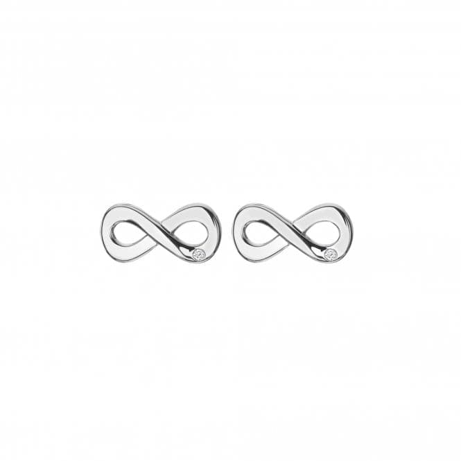 Sterling Silver Amulets Infinity Earrings DE710Hot DiamondsDE710