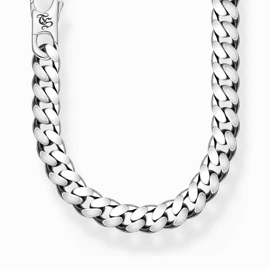 Sterling Silver Armoured Necklace KE2324-637-21