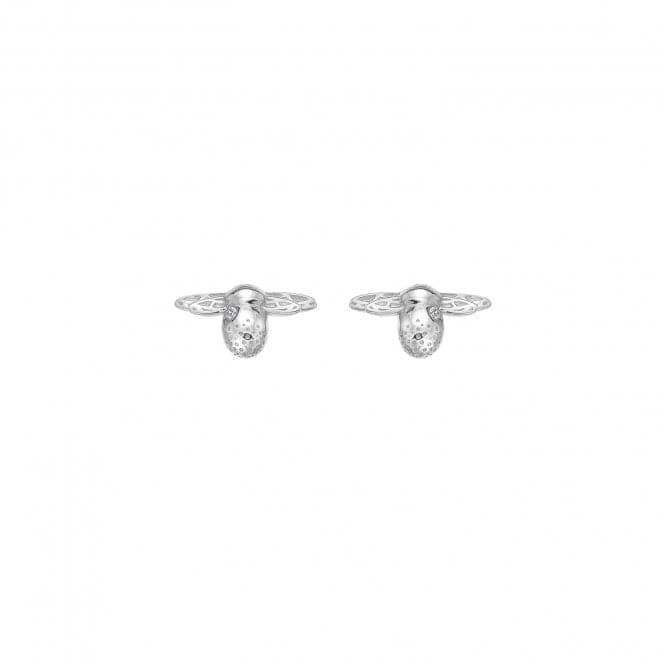 Sterling Silver Bee Earrings DE638Hot DiamondsDE638