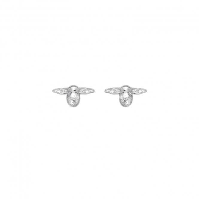 Sterling Silver Bee Earrings DE638Hot DiamondsDE638