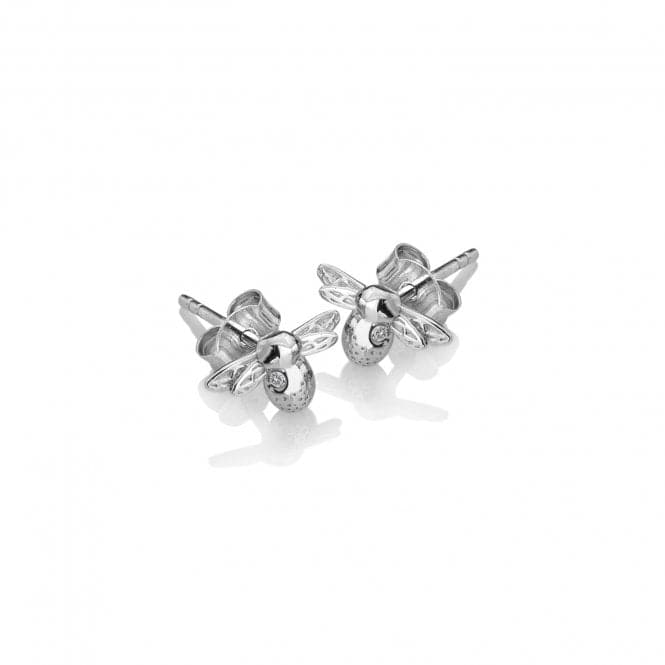 Sterling Silver Bee Earrings DE638Hot DiamondsDE638