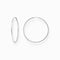 Sterling Silver Big Hoop Earrings CR729 - 001 - 21Thomas Sabo Sterling SilverCR729 - 001 - 21