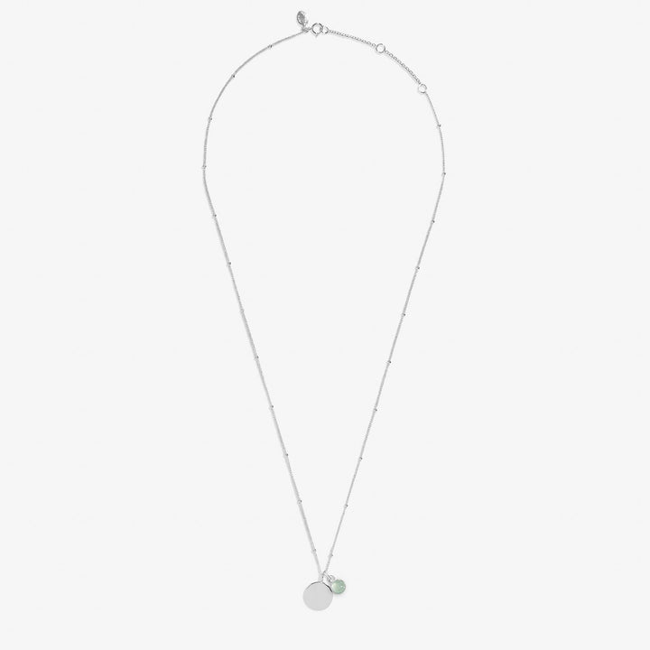 Sterling Silver Birthstone A Little August Necklace JJS0077Joma JewelleryJJS0077