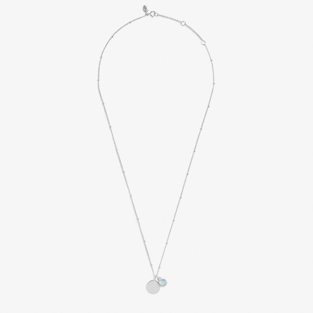 Sterling Silver Birthstone A Little June Necklace JJS0075Joma JewelleryJJS0075