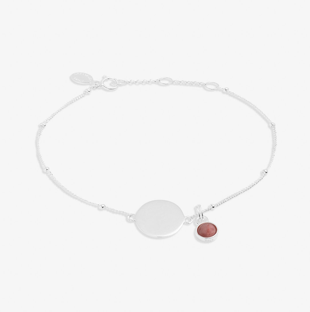 Sterling Silver Birthstone A Little October Bracelet JJS0091Joma JewelleryJJS0091