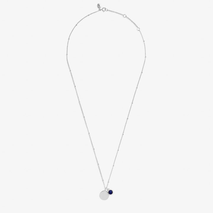 Sterling Silver Birthstone A Little September Necklace JJS0078Joma JewelleryJJS0078