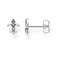 Sterling Silver Black Fleur - De - Lis Ear Studs H2113 - 643 - 11Thomas Sabo Sterling SilverH2113 - 643 - 11