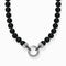 Sterling Silver Black Obsidian Beaded Necklace KE2323 - 705 - 11Thomas Sabo Sterling SilverKE2323 - 705 - 11 - L60
