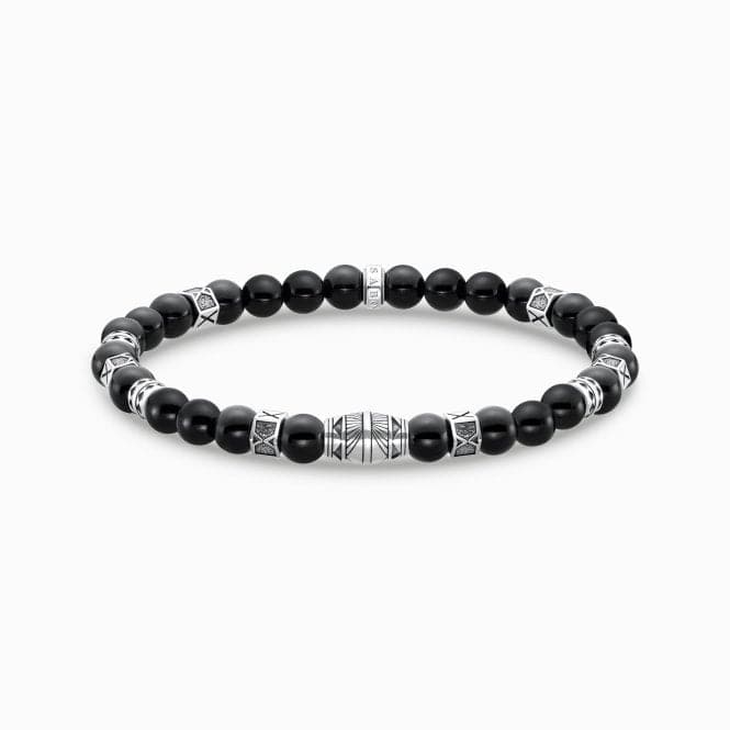 Sterling Silver Black Onyx Bracelet A2087 - 507 - 11Thomas Sabo Sterling SilverA2087 - 507 - 11 - L19