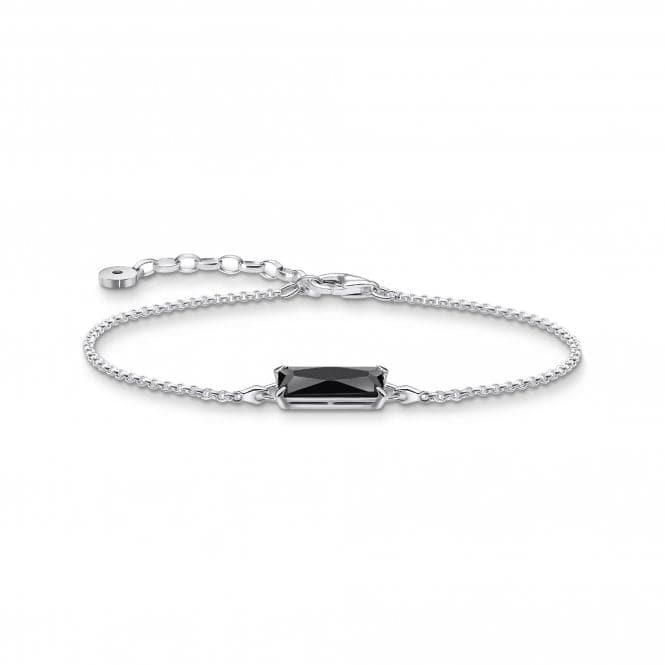 Sterling Silver Black Stone Bracelet A2019 - 641 - 11 - L19VThomas Sabo Sterling SilverA2019 - 641 - 11