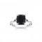 Sterling Silver Black Stone Ring TR2297 - 641 - 11Thomas Sabo Sterling SilverTR2297 - 641 - 11 - 48