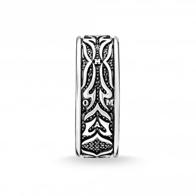 Sterling Silver Black Tiger Pattern Ring TR2291 - 643 - 11Thomas Sabo Sterling SilverTR2291 - 643 - 11 - 48