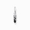 Sterling Silver Blackened Onyx Pendant Single Hoop Earring CR724 - 641 - 11Thomas Sabo Sterling SilverCR724 - 641 - 11