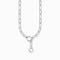 Sterling Silver Blackened Zirconia Ring Clasp Link Necklace KE2192 - 643 - 21Thomas Sabo Sterling SilverKE2192 - 643 - 21