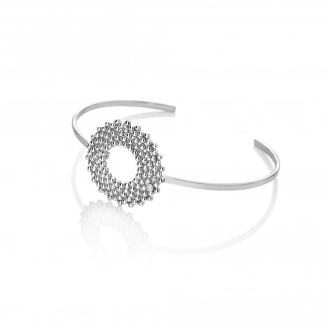 Sterling Silver Blossom Bangle DC189Hot DiamondsDC189