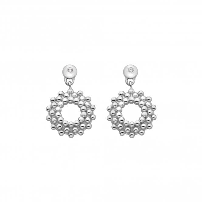 Sterling Silver Blossom Earrings DE783Hot DiamondsDE783