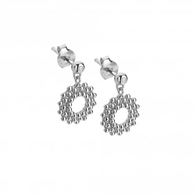 Sterling Silver Blossom Earrings DE783Hot DiamondsDE783