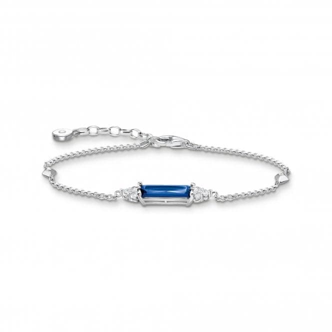 Sterling Silver Blue Stone Bracelet A2018 - 166 - 1 - L19VThomas Sabo Sterling SilverA2018 - 166 - 1