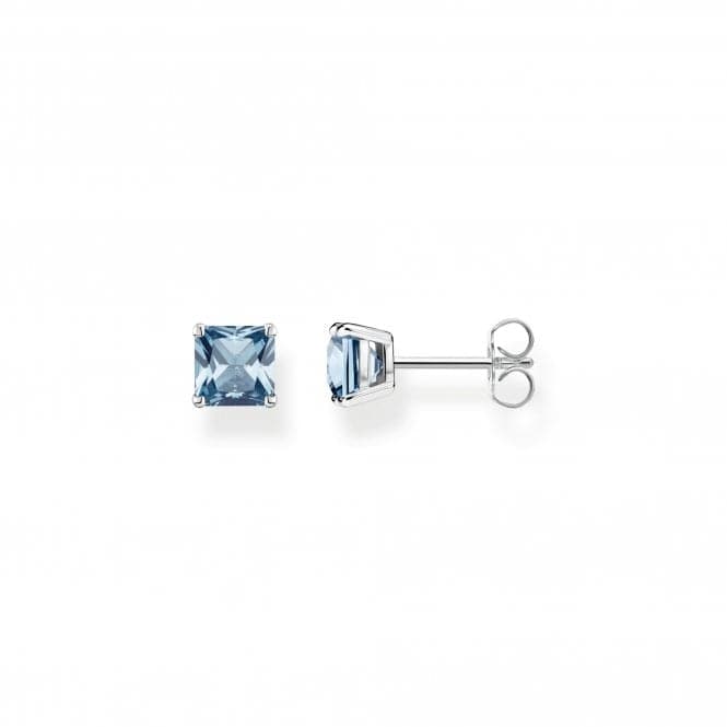 Sterling Silver Blue Stone Earrings H2174 - 009 - 1Thomas Sabo Sterling SilverH2174 - 009 - 1