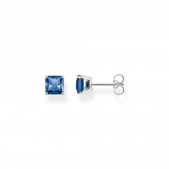 Sterling Silver Blue Stone Earrings H2174 - 699 - 32Thomas Sabo Sterling SilverH2174 - 699 - 32