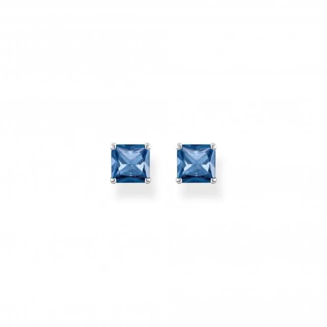 Sterling Silver Blue Stone Earrings H2174 - 699 - 32Thomas Sabo Sterling SilverH2174 - 699 - 32