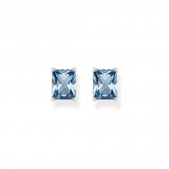 Sterling Silver Blue Stone Earrings H2201 - 009 - 1Thomas Sabo Sterling SilverH2201 - 009 - 1