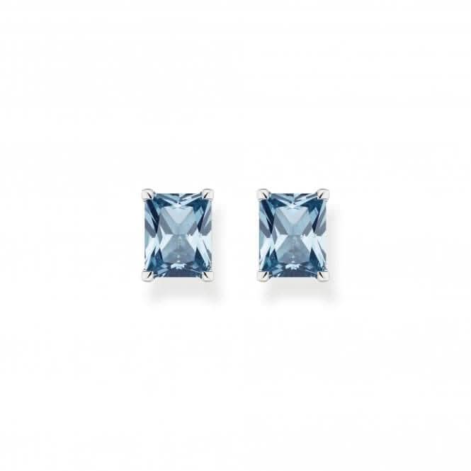 Sterling Silver Blue Stone Earrings H2201 - 009 - 1Thomas Sabo Sterling SilverH2201 - 009 - 1