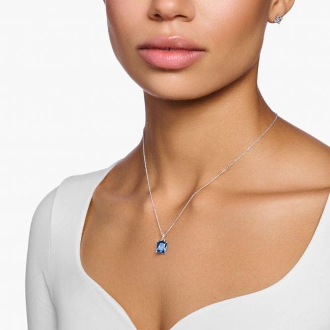 Blue cheapest sterling silver necklace