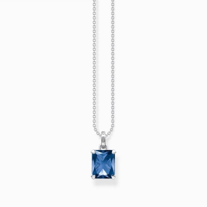 Sterling Silver Blue Stone Necklace KE1964 - 699 - 1Thomas Sabo Sterling SilverKE1964 - 699 - 1