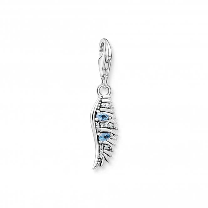 Sterling Silver Blue Stone Zirconia Phoenix Feather Charm 1905 - 644 - 1Thomas Sabo Charm Club1905 - 644 - 1