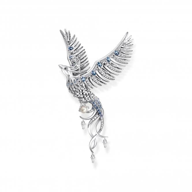 Sterling Silver Blue Stones Phoenix Pendant PE937 - 945 - 7Thomas Sabo Sterling SilverPE937 - 945 - 7