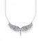 Sterling Silver Blue Stones Phoenix Wing Necklace KE2167 - 644 - 1 - L45VThomas Sabo Sterling SilverKE2167 - 644 - 1