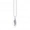 Sterling Silver Blue Stones Phoenix Wing Necklace KE2168 - 644 - 1 - L45VThomas Sabo Sterling SilverKE2168 - 644 - 1