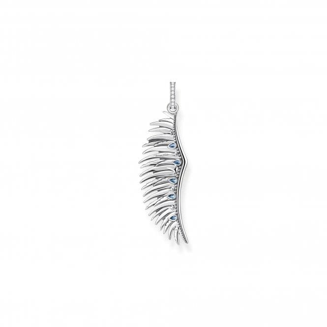 Sterling Silver Blue Stones Phoenix Wing Pendant PE938 - 644 - 1Thomas Sabo Sterling SilverPE938 - 644 - 1