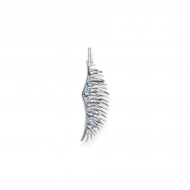 Sterling Silver Blue Stones Phoenix Wing Pendant PE938 - 644 - 1Thomas Sabo Sterling SilverPE938 - 644 - 1