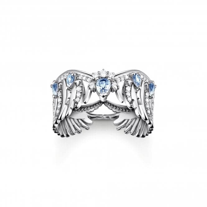 Sterling Silver Blue Stones Phoenix Wing Ring TR2411 - 644 - 1Thomas Sabo Sterling SilverTR2411 - 644 - 1 - 48