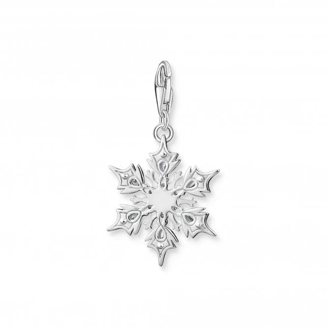 Sterling Silver Blue Stones Snowflake Charm 1902 - 945 - 7Thomas Sabo Charm Club1902 - 945 - 7