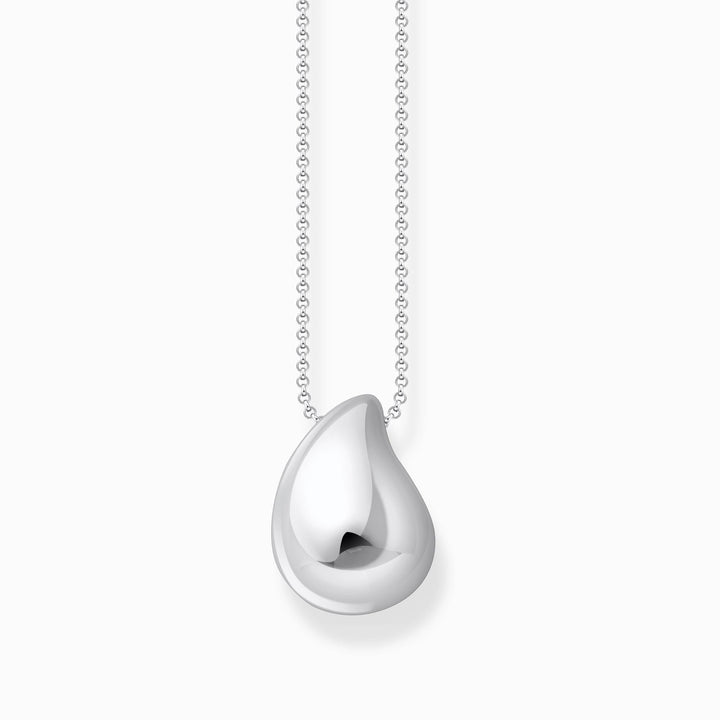 Sterling Silver Bold Elegance Organic Drop Shaped Necklace KE2281 - 001 - 21Thomas Sabo Sterling SilverKE2281 - 001 - 21 - L50V