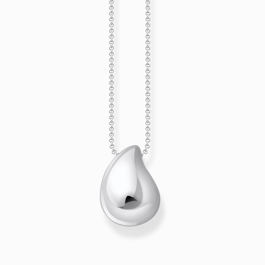 Sterling Silver Bold Elegance Organic Drop Shaped Necklace KE2281 - 001 - 21Thomas Sabo Sterling SilverKE2281 - 001 - 21 - L50V