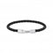 Sterling Silver Braided Black Leather Bracelet A2147 - 682 - 11Thomas Sabo Sterling SilverA2147 - 682 - 11 - L15