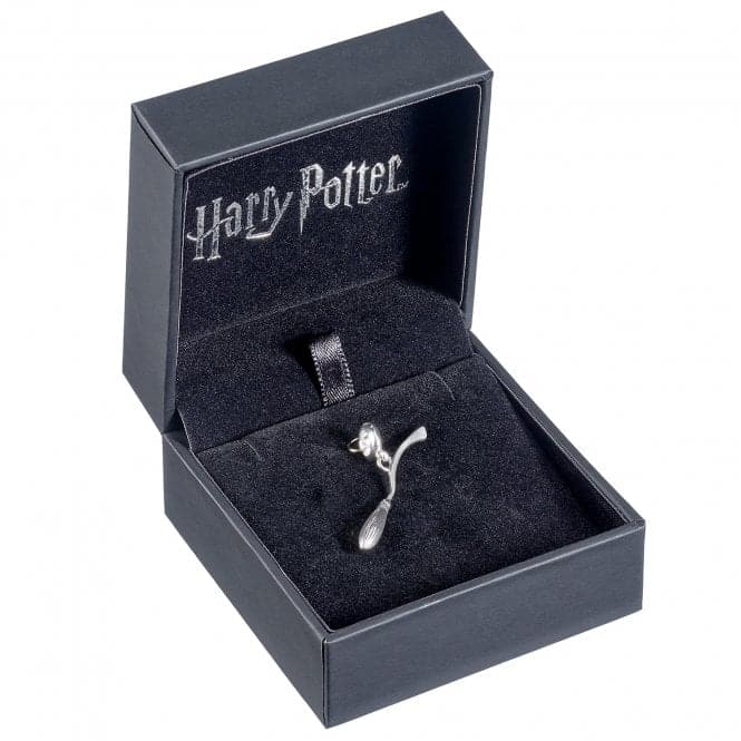 Sterling Silver Broomstick Slider CharmHarry PotterWB0005 - SC