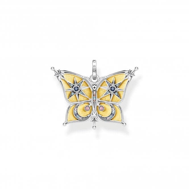 Sterling Silver Butterfly Moon & Stars Pendant PE897 - 556 - 7Thomas Sabo Sterling SilverPE897 - 556 - 7