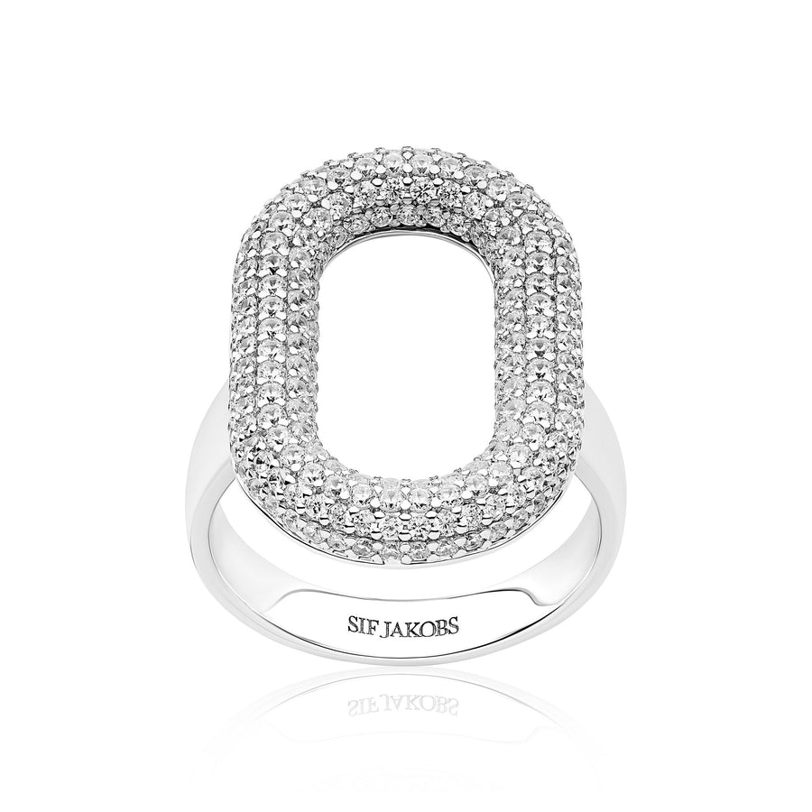 Sterling Silver Capri Ring SJ - R62014 - CZSif JakobsSJ - R62014 - CZ - 52