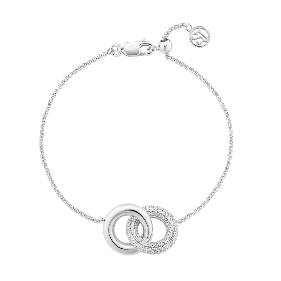 Sterling Silver Carrara Bracelet SJ - B2477 - CZSif JakobsSJ - B2477 - CZ