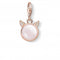 Sterling Silver Cats Ears Rose Gold Charm Pendant 1842 - 417 - 9Thomas Sabo Charm Club1842 - 417 - 9